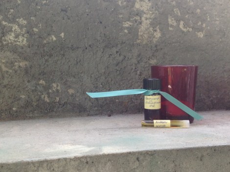 Spikenard oil alabaster wrists