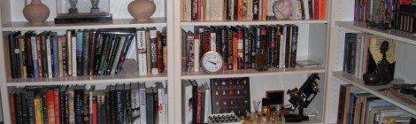 John Oehler bookshelf perfume books