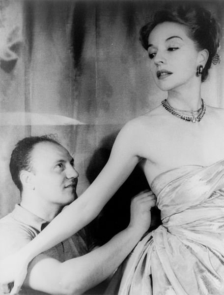Pierre Balmain & Ruth Ford 1947.  Photo Carl Van Vechten 