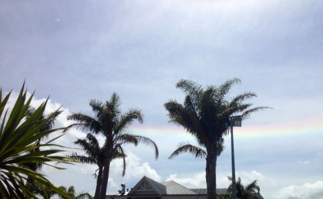 This horizontal rainbow has a scientific name: Fire Rainbow.